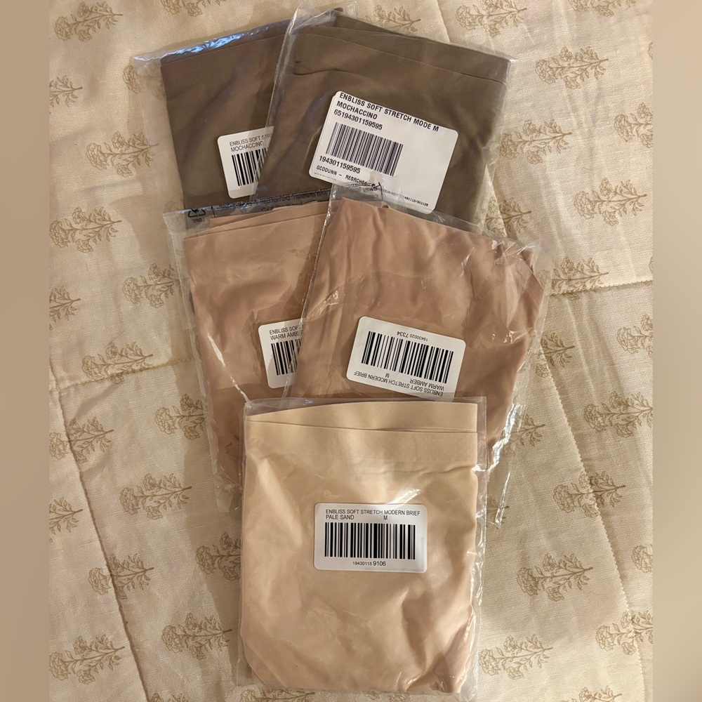 Soma Enbliss soft stretch modern brief, set of 5, unopened, women’s size M